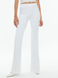 RMP BACK ZIP BOOTCUT PANT - OFF WHITE