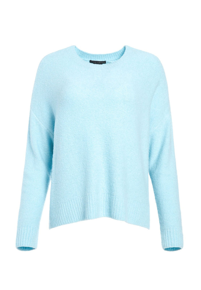 ROMA OVERSIZED PULLOVER - POWDER BLUE