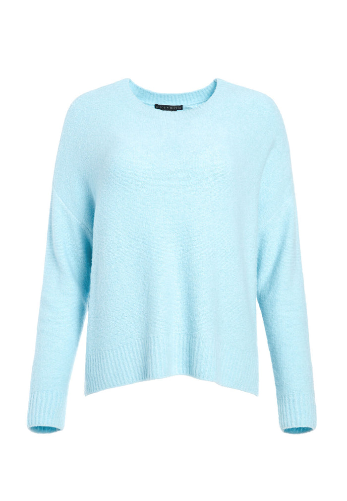 ROMA OVERSIZED PULLOVER - POWDER BLUE