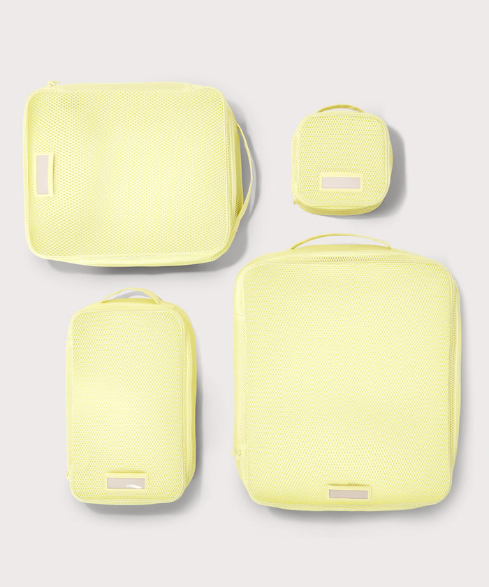 Roma Packing Cube in Citrine Air Mesh, Small