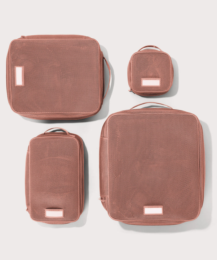 Roma Packing Cube in Warm Dust Air Mesh, Small