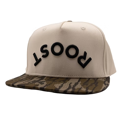Roost Bottomland Camo Bill Logo Hat (H-R-167)