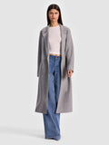 ROWAN WRAP COAT - MEDIUM HEATHER GREY