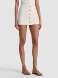 RUBI MINI SKIRT - OFF WHITE