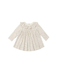 Ruffle Collar Jersey Dress Floret