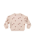 Ruffle Sweatshirt - Clay Stars