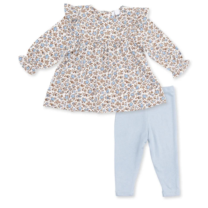Ruffle Tunic with Legging- Hazel Floral