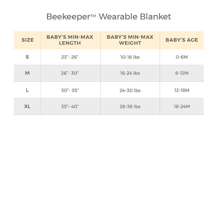 Rugby Stripe Organic Beekeeper™ Wearable Baby Blanket - Blossom