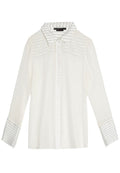 RUNIE BTN DWN W ZIP CUFFS - OFF WHITE/BLACK