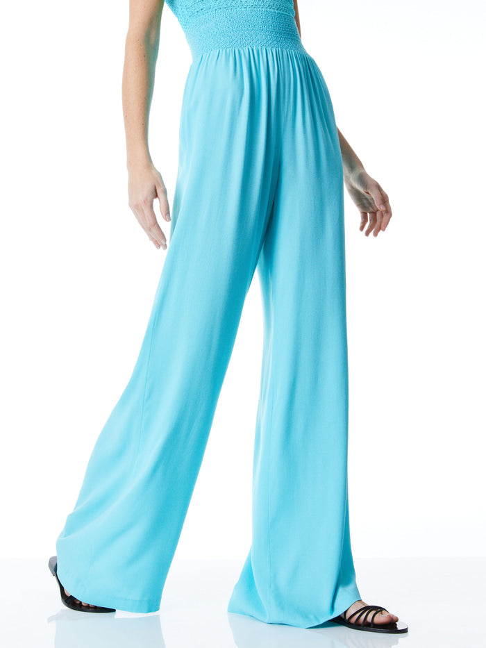 RUSSELL HIGH WAIST PANT - AQUA