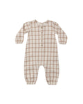 Rustic Plaid Woven Jumpsuit