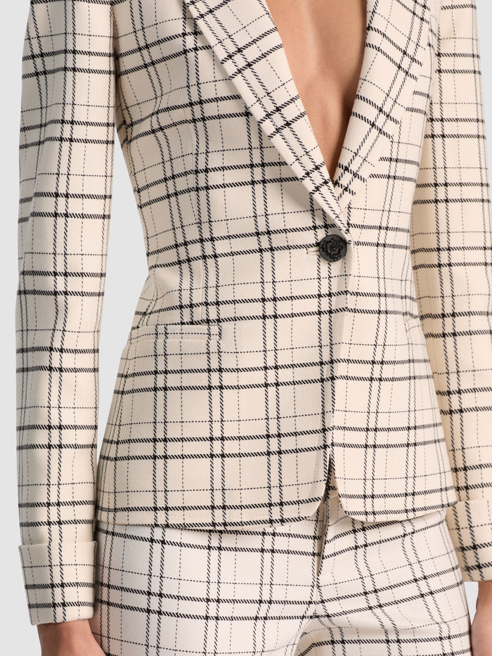 RYDER SLIM BLAZER - COOL GIRL PLAID