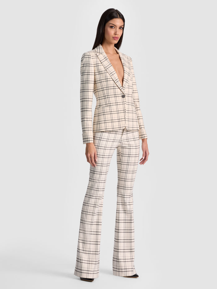 RYDER SLIM BLAZER - COOL GIRL PLAID