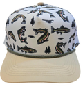 Sandstone Rainbow Trout Snapback Hat