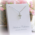 Seed Pearl Timeless Cross Necklace for All Ages  RH-18