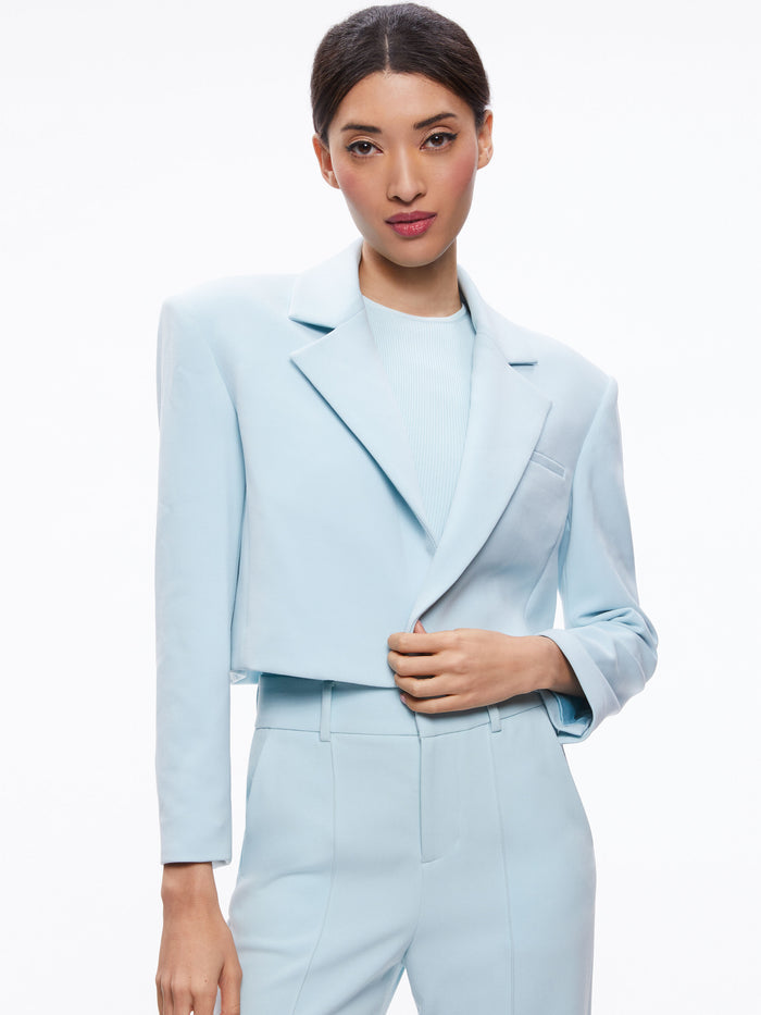 SHAN CROPPED BLAZER - JULEP