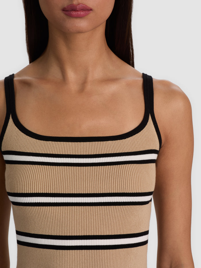 SHANA TANK - BEACH DAY STRIPE SM