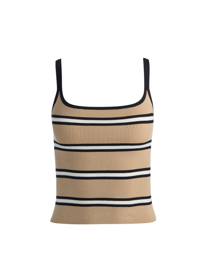 SHANA TANK - BEACH DAY STRIPE SM