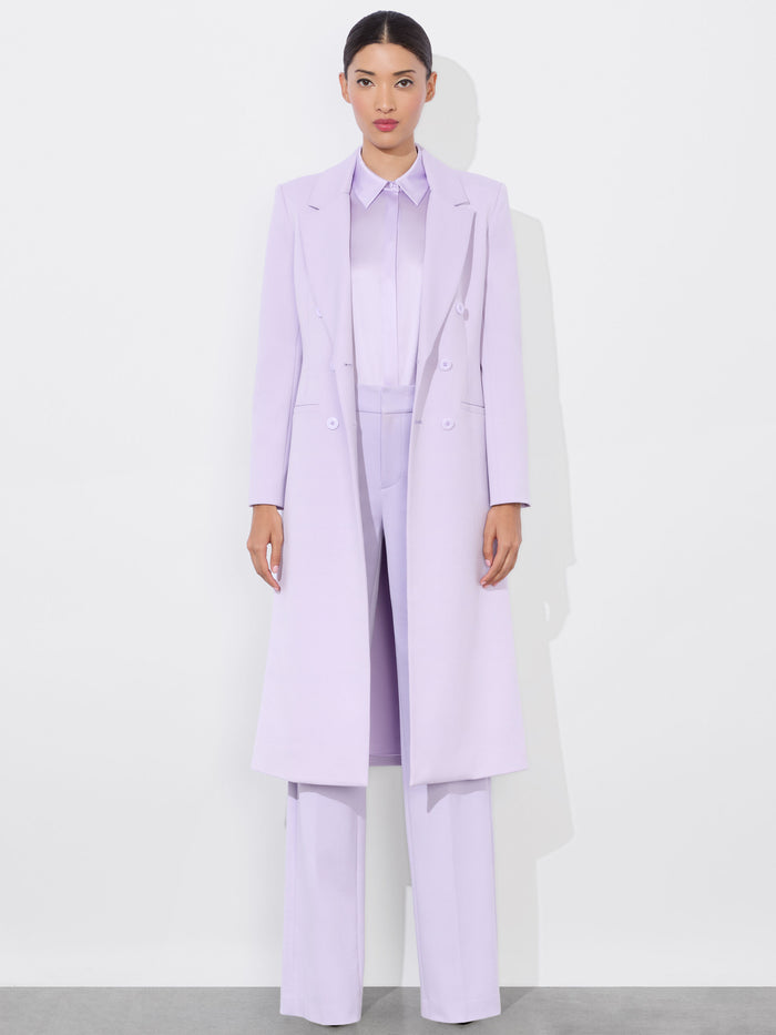 SHEPHERD LONG BLAZER - LILAC