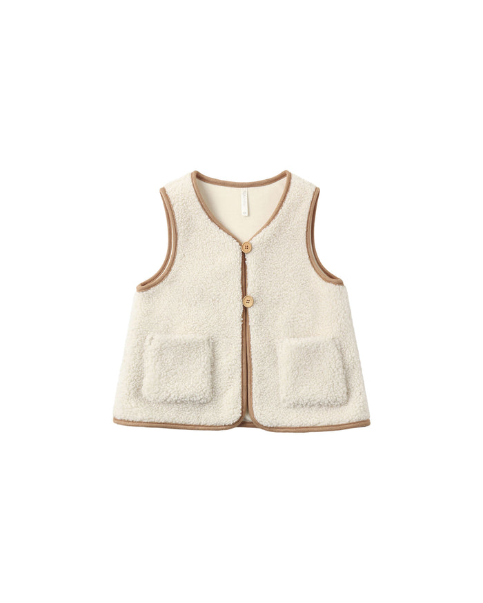 Sherpa Vest- Natural
