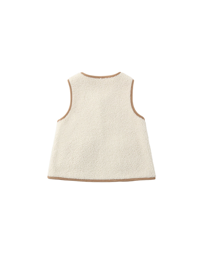 Sherpa Vest- Natural
