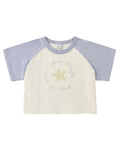 Shine Bright Raglan Crop Tee