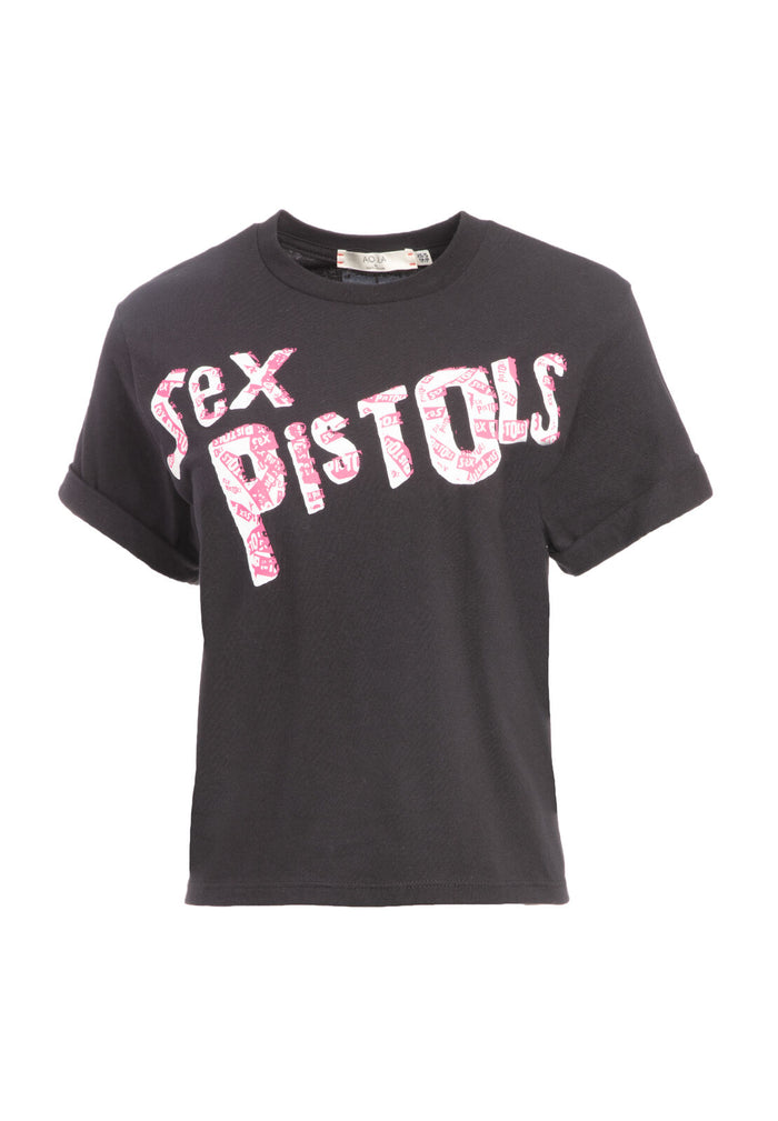 SHIRA TEE - BLACK/MULTI