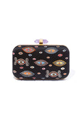 SHIRLEY EVIL EYE LG. CLUTCH - MULTI