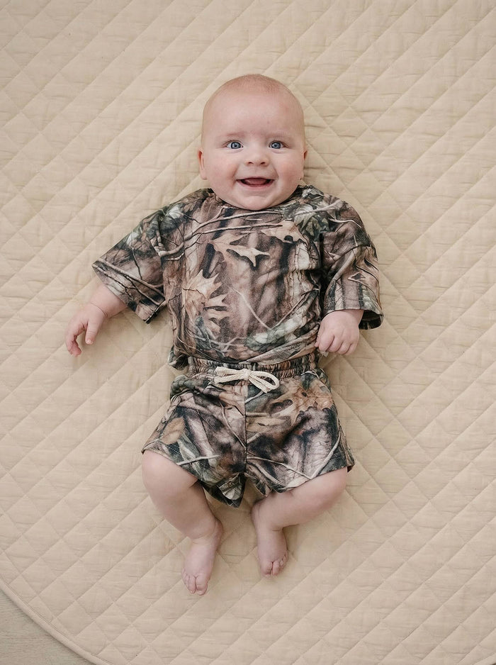 Shorts Set | Brown Camo