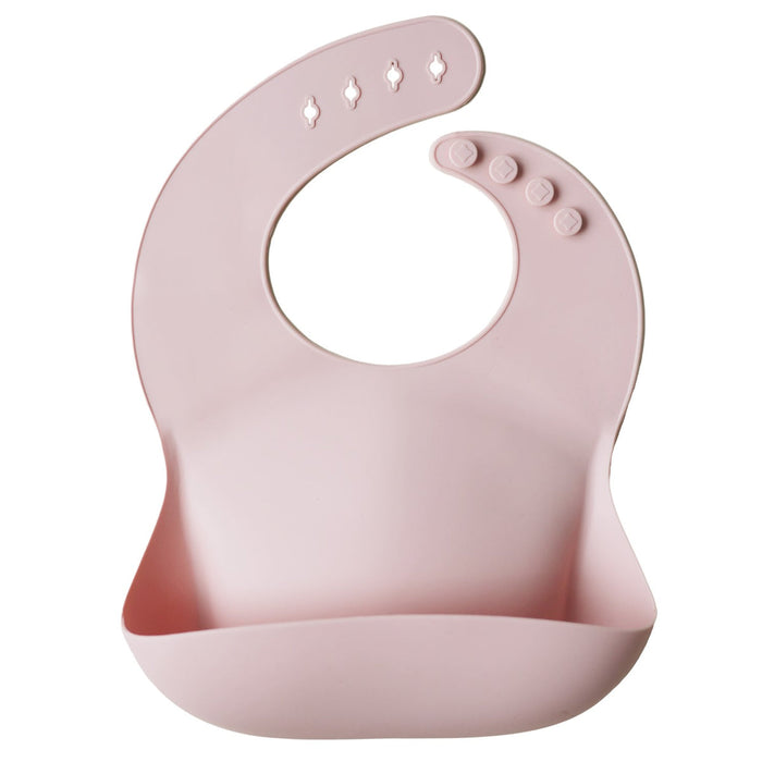 Silicone Bib by Mushie - Blush