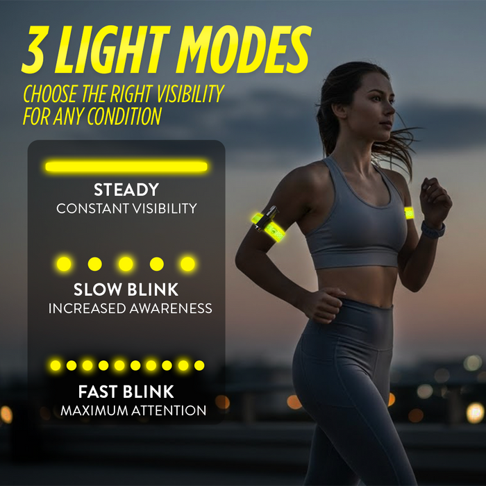 SlapLite LED Armband with Pepper Spray