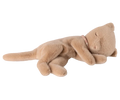 Sleeping Kitten Plush, Small- Cream Peach