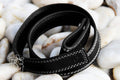 Solid Leather Belt with Hook and Loop