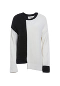 SPARROW CREWNECK PULLOVER - BLACK/SOFT WHITE
