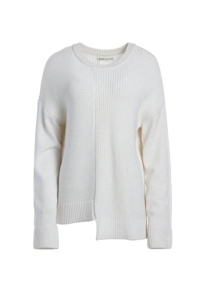 SPARROW CREWNECK PULLOVER - SOFT WHITE