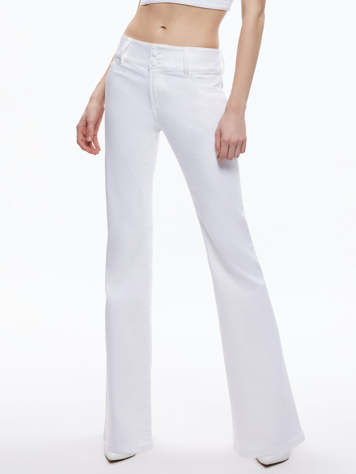 STACEY LOW RISE BELL BOTTOM JEAN - ROYALTY