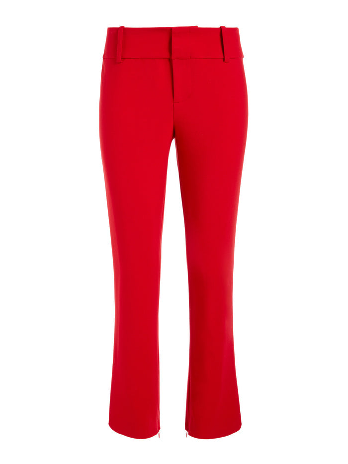 STACEY SLIM ANKLE PANT - RUBY