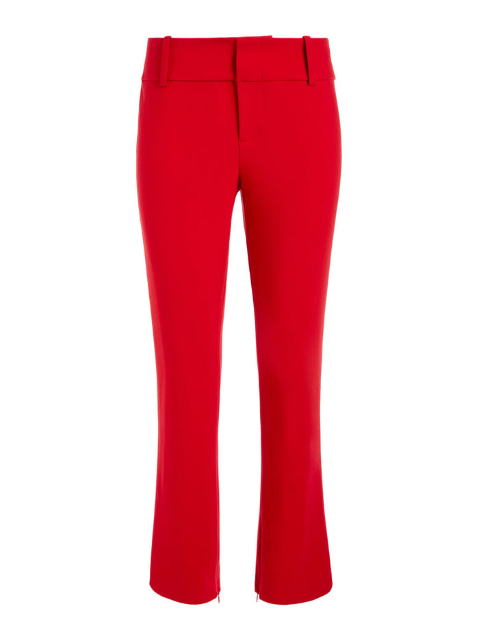 STACEY SLIM ANKLE PANT - RUBY