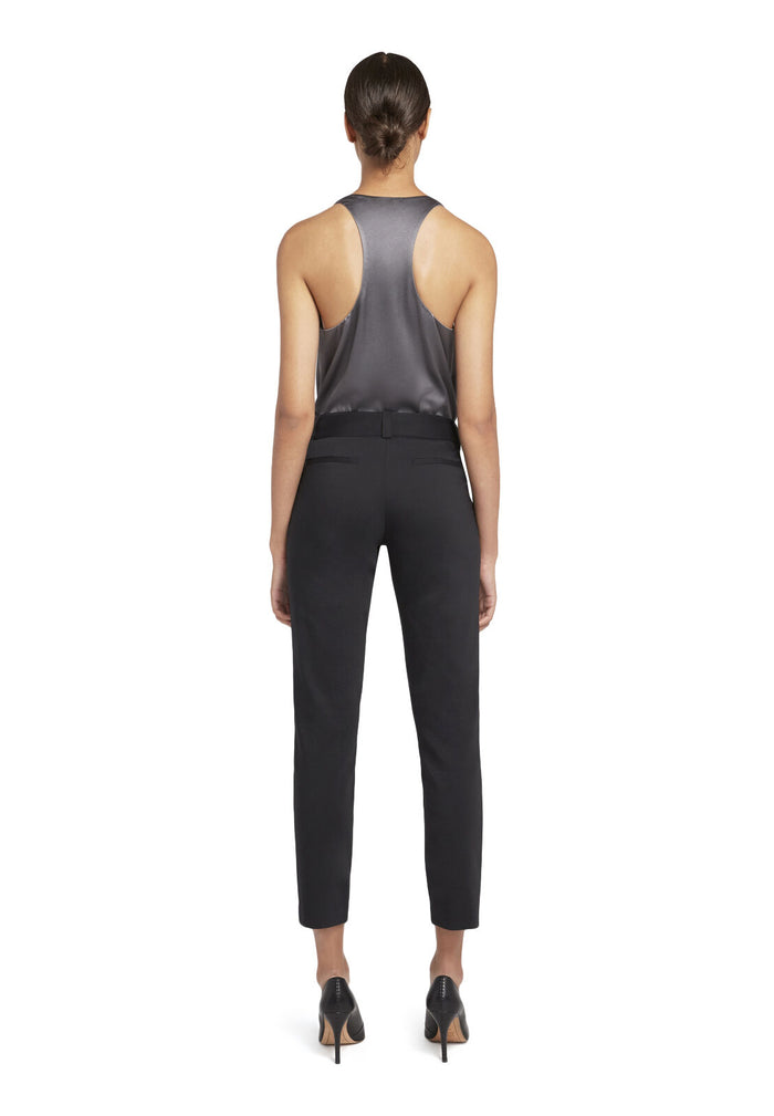 STACEY SLIM TROUSER - BLACK