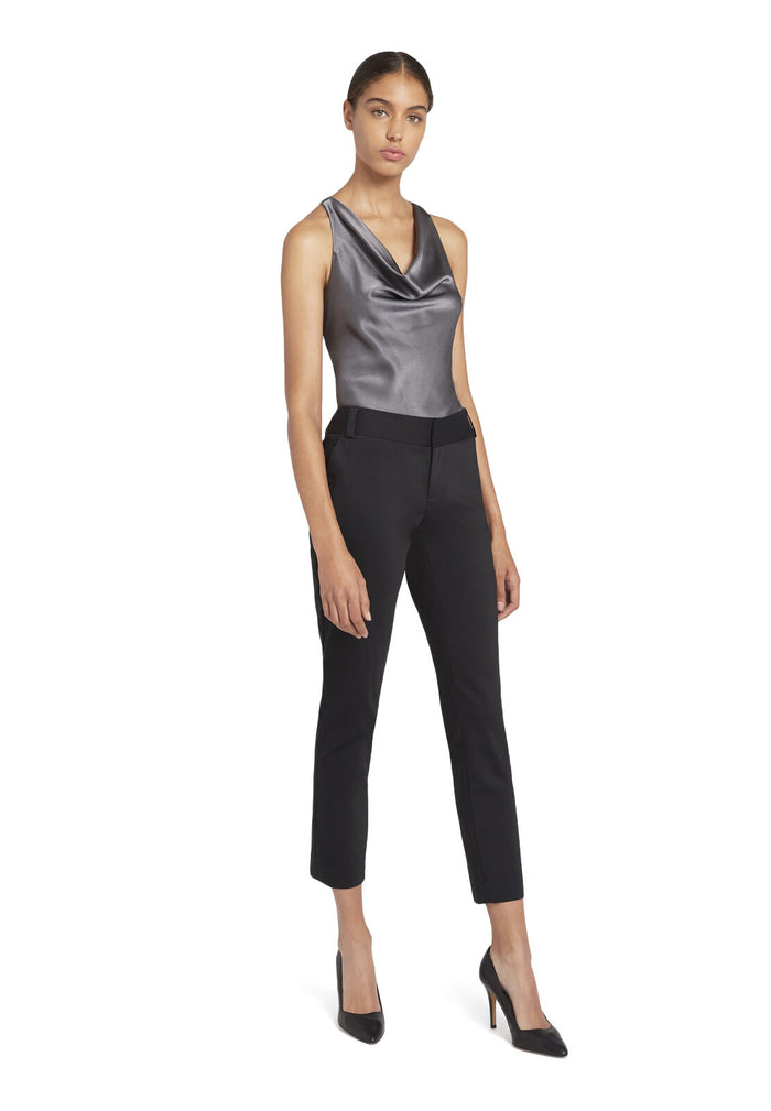 STACEY SLIM TROUSER - BLACK