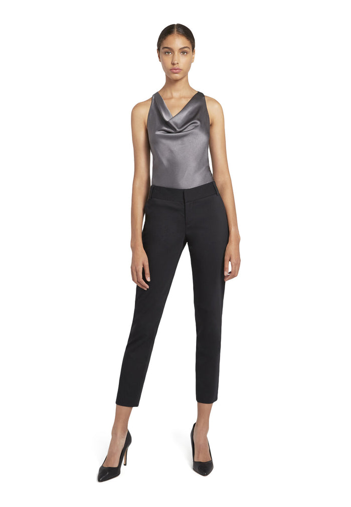 STACEY SLIM TROUSER - BLACK