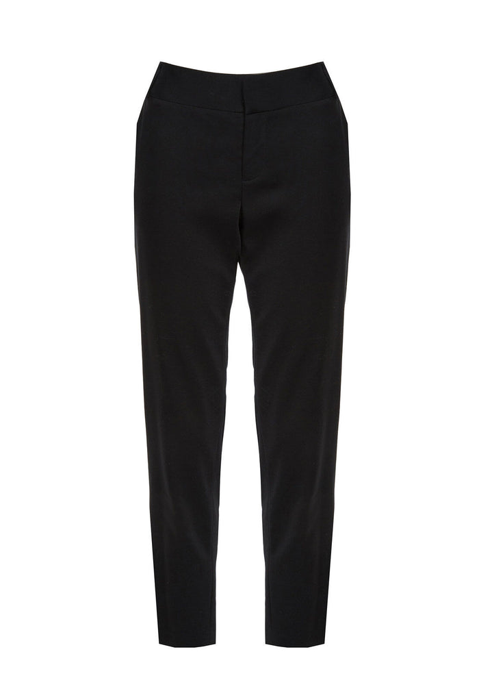 STACEY SLIM TROUSER - BLACK