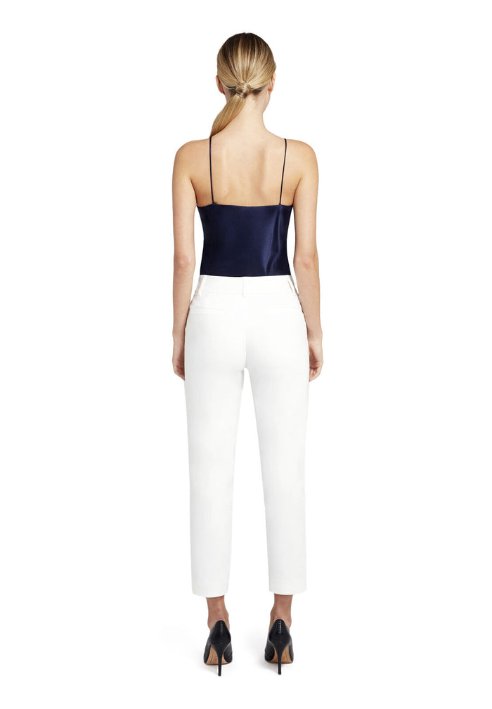 STACEY SLIM TROUSER - WHITE