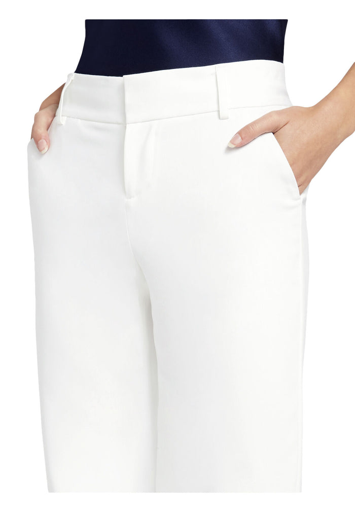 STACEY SLIM TROUSER - WHITE