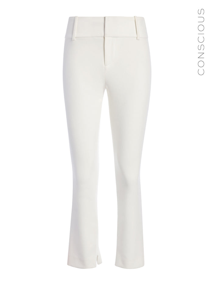 STACEY SLIM TROUSER - WHITE