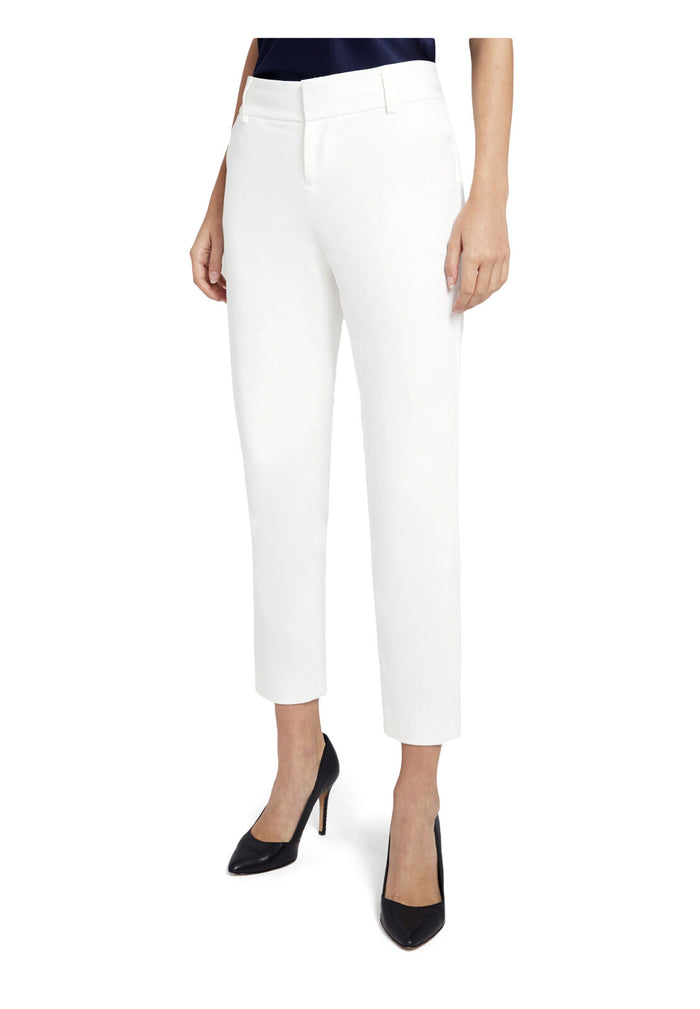 STACEY SLIM TROUSER - WHITE
