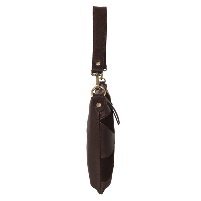 Stevie Suede Leather Crossbody Bag