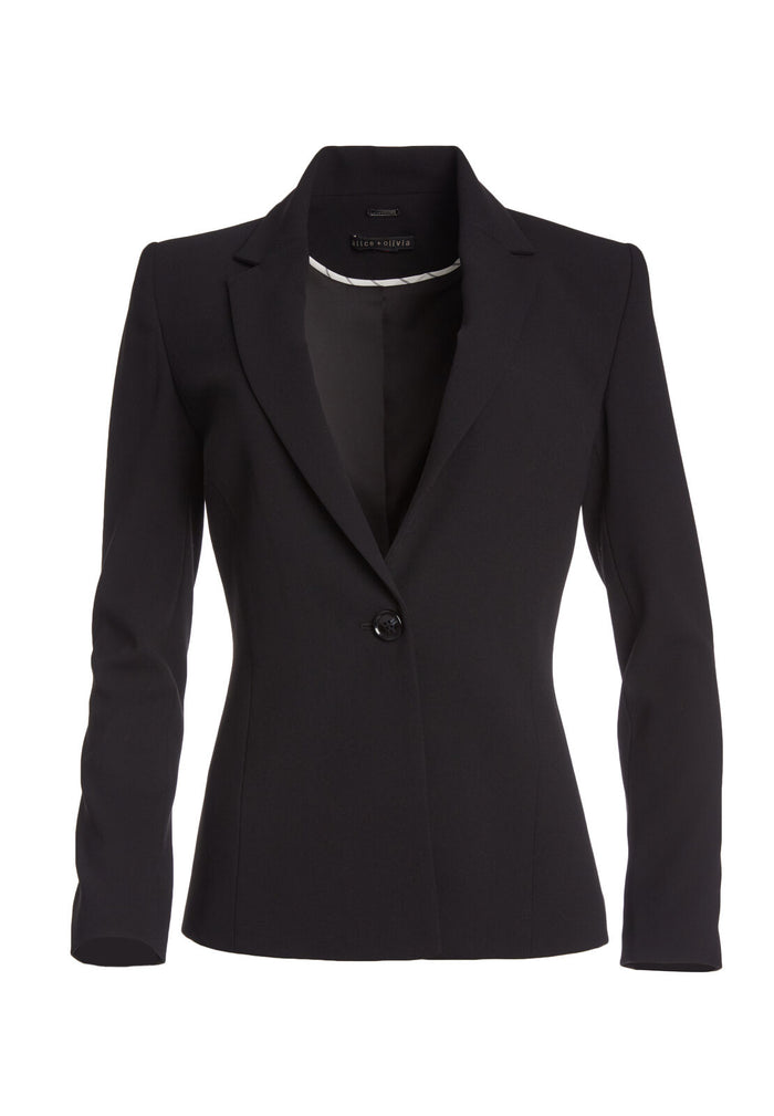 STRAYER FITTED BLAZER - BLACK