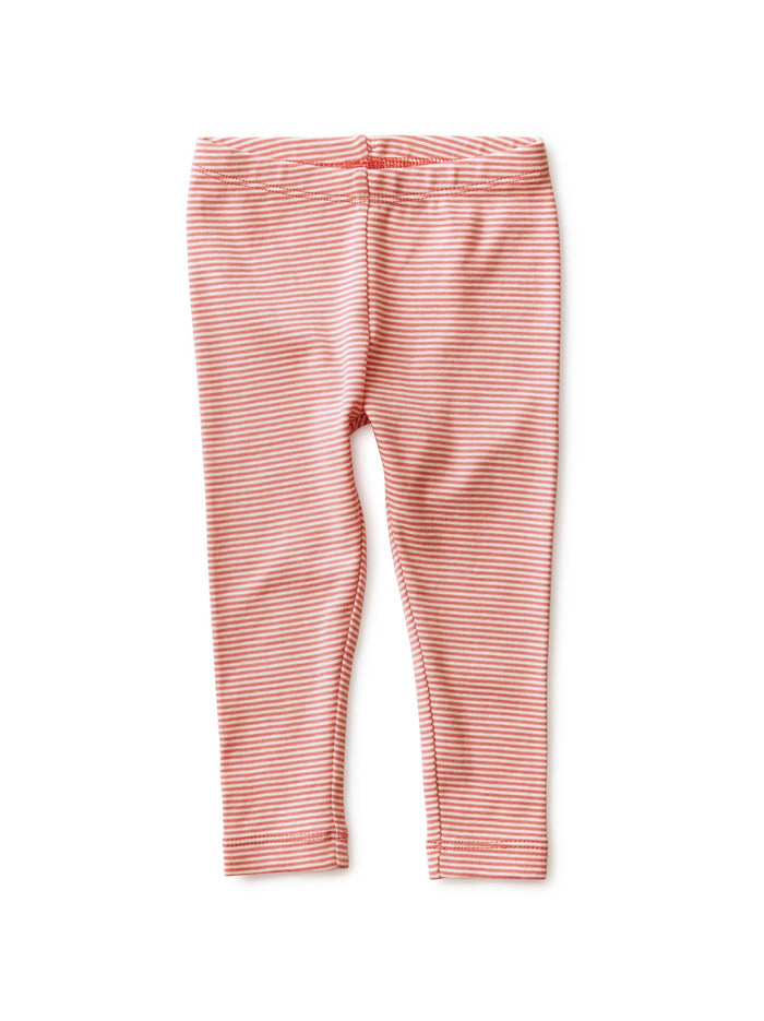 Striped Baby Leggings - Desert Rose