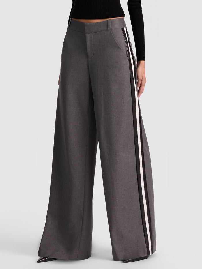 STU BAGGY PANT - STORM GREY/BLACK